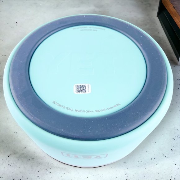 YETI Boomer Dog Bowl 8-Cup Food Water Seafoam Blue Green Stainless Steel - Picture 4 of 4